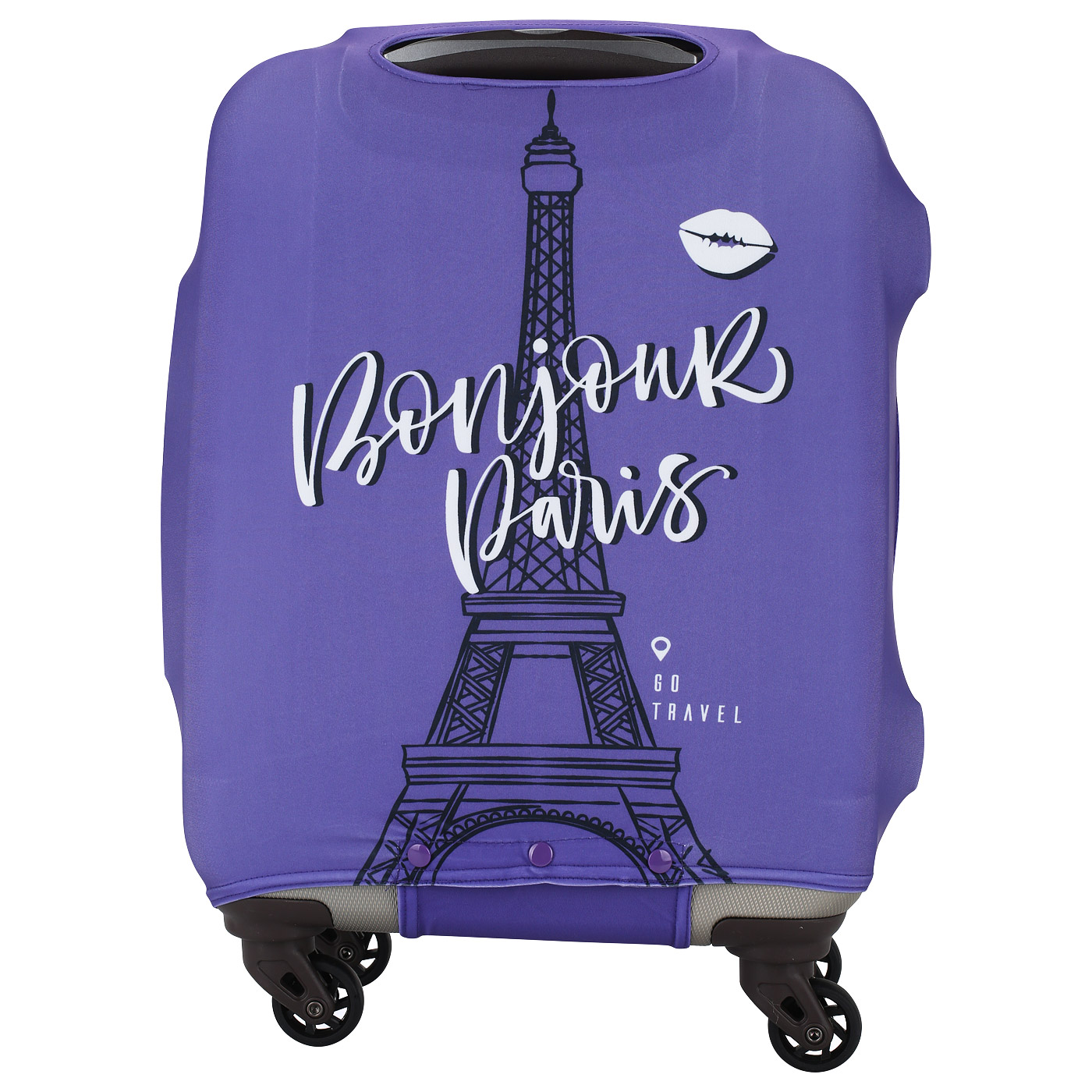 Чехол для компактного чемодана Eberhart Bonjour Paris