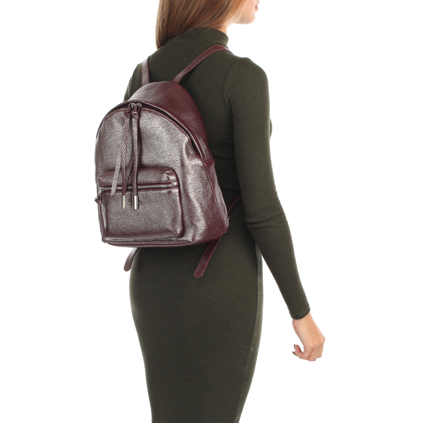 Кожаный рюкзак Aurelli 