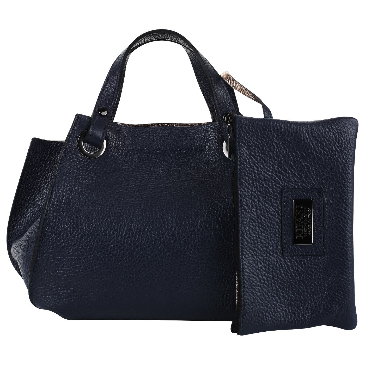 Сумка на молнии из кожи Ripani Airone