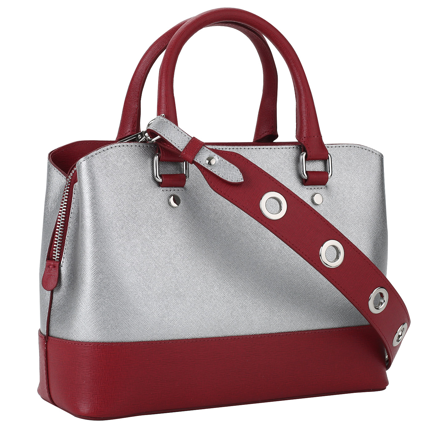 Женская сумка из натурального сафьяна Aurelli 