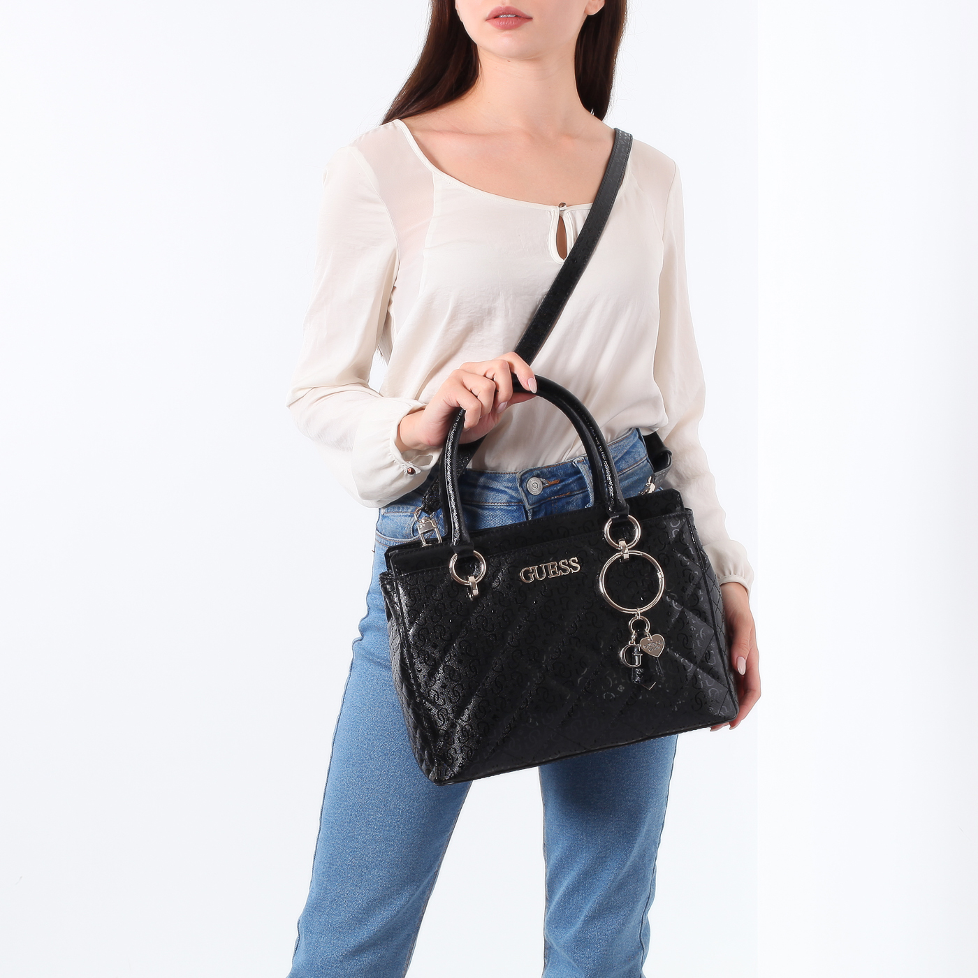 Сумка с тиснением Guess Wilona