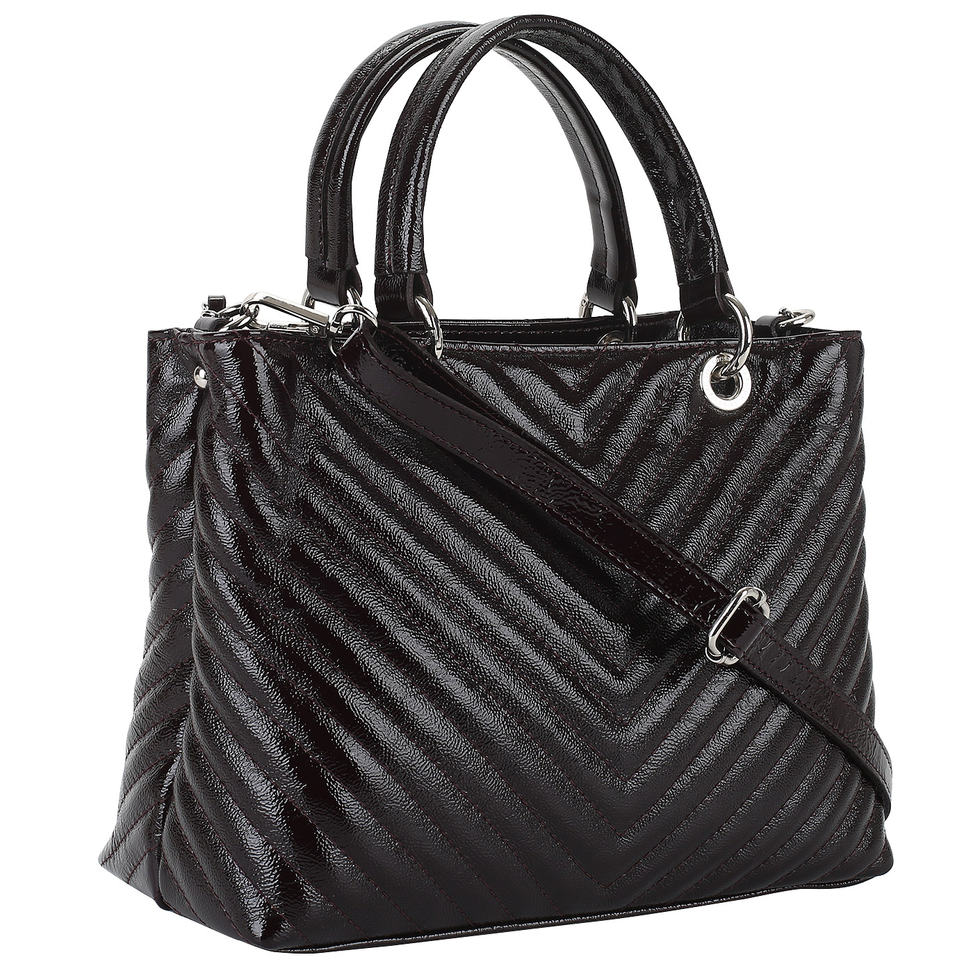 Кожаная сумка с напылением Sara Burglar Giola