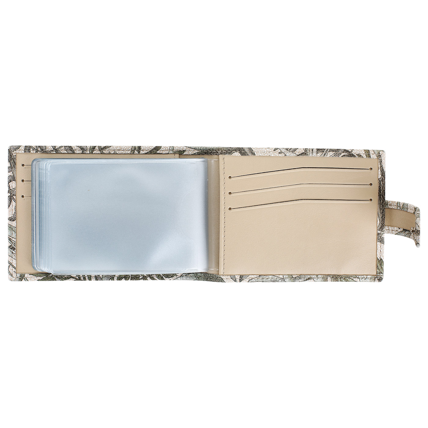 Кожаная визитница Aurelli Luna tropico