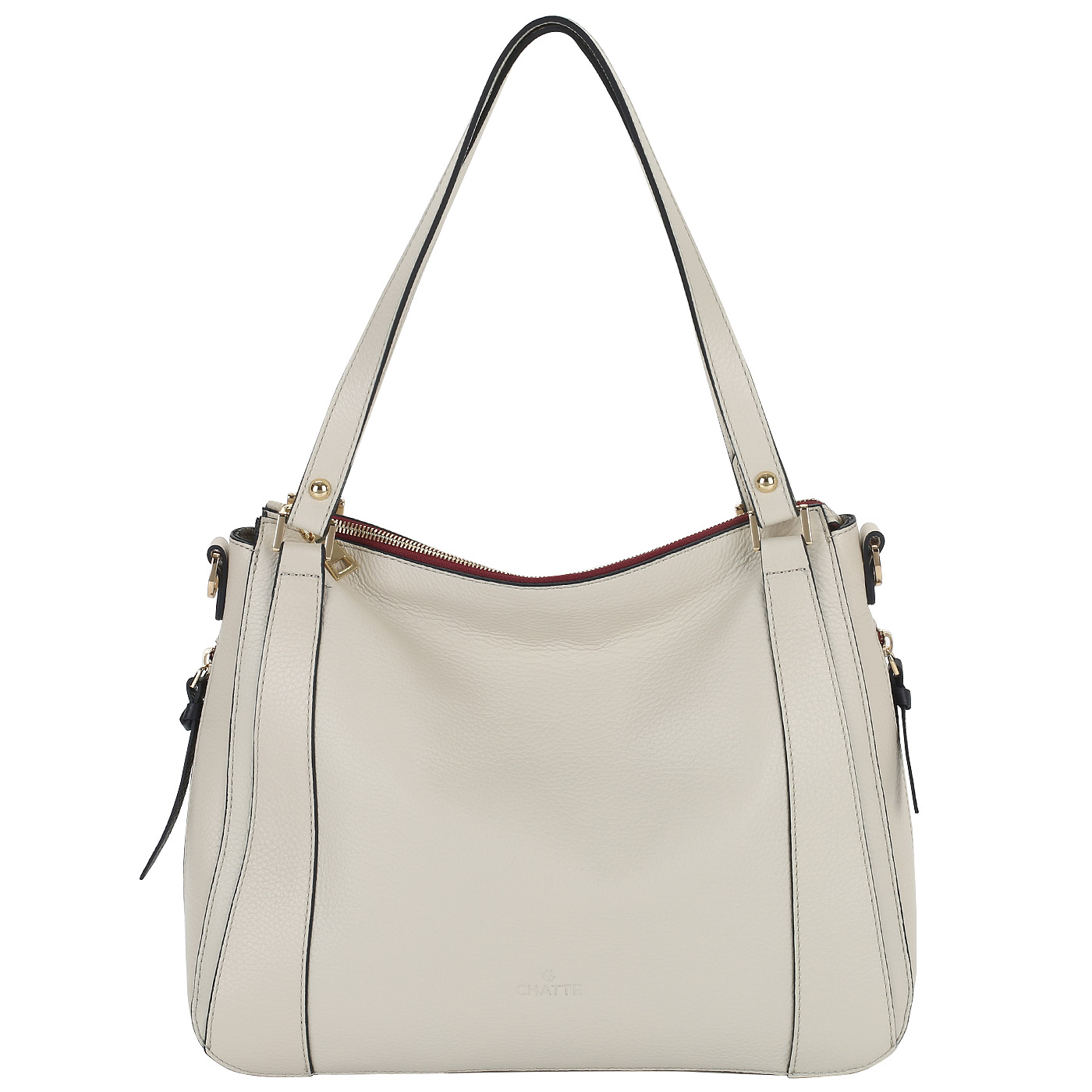 Chatte Кремовая сумка на молнии