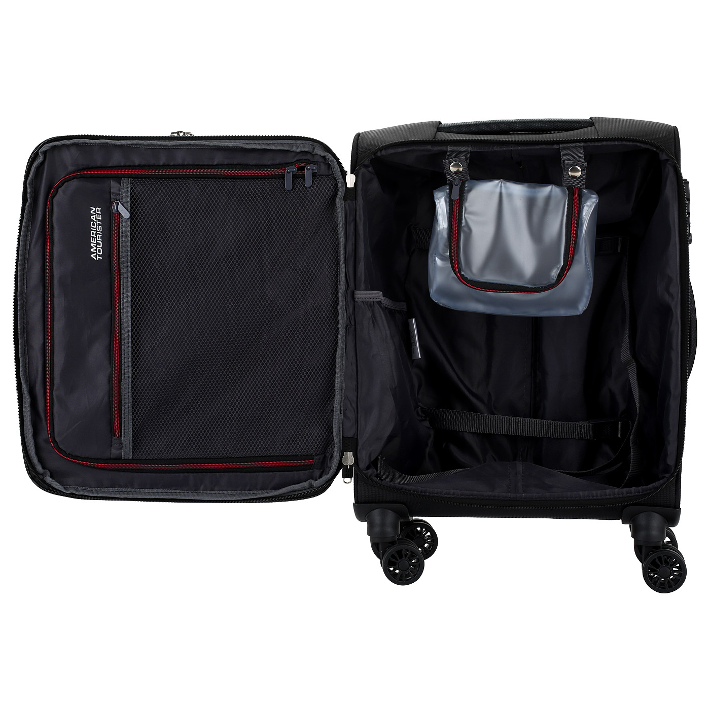 Чемодан маленький S тканевый с кодовым замком American Tourister Oregon