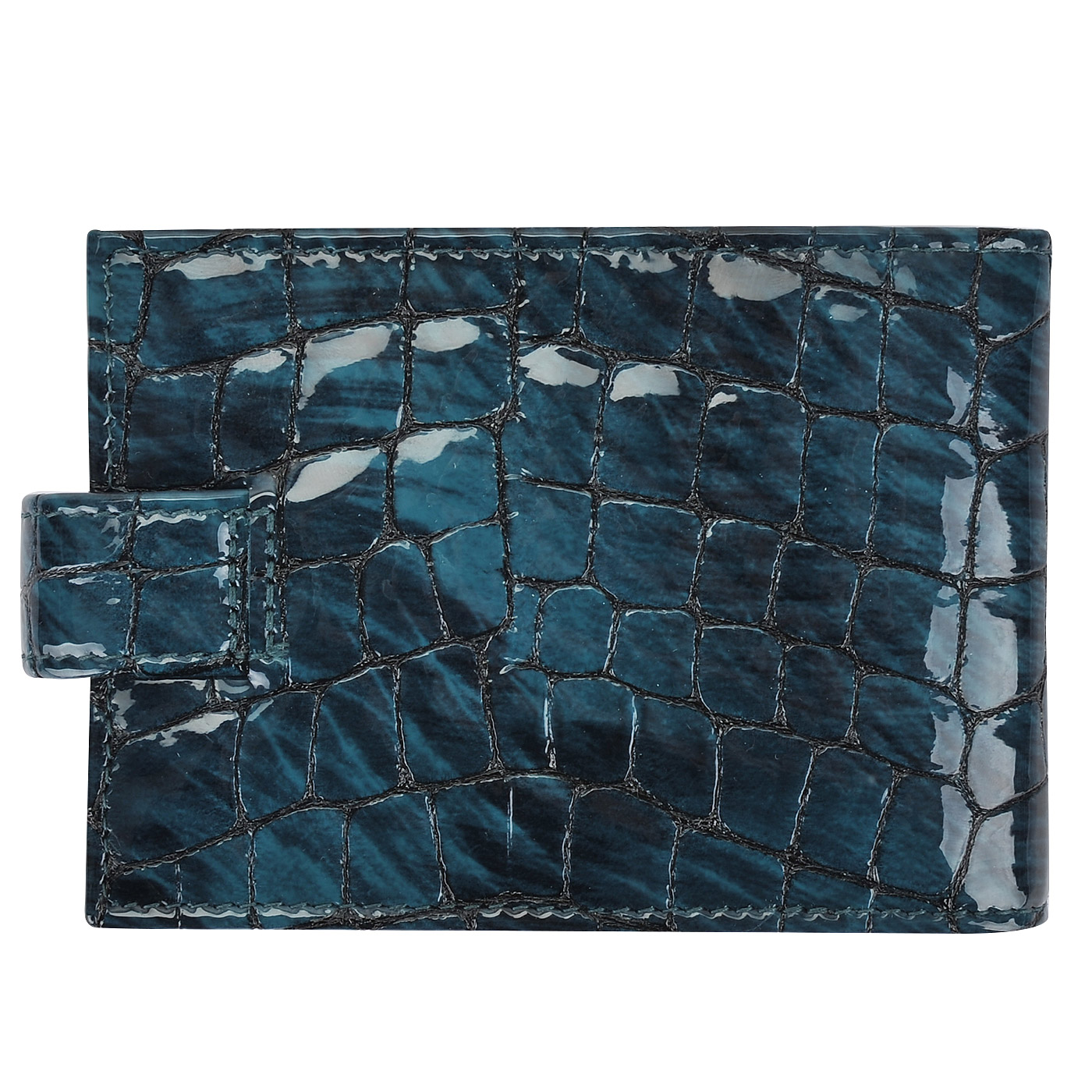 Визитница с отделкой под крокодиловую кожу Aurelli Divine