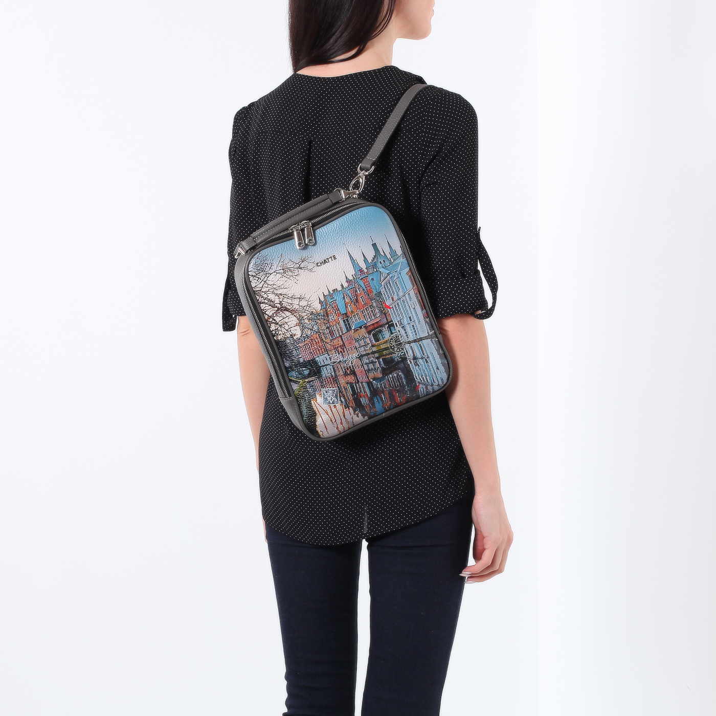 Рюкзак с принтом Chatte 