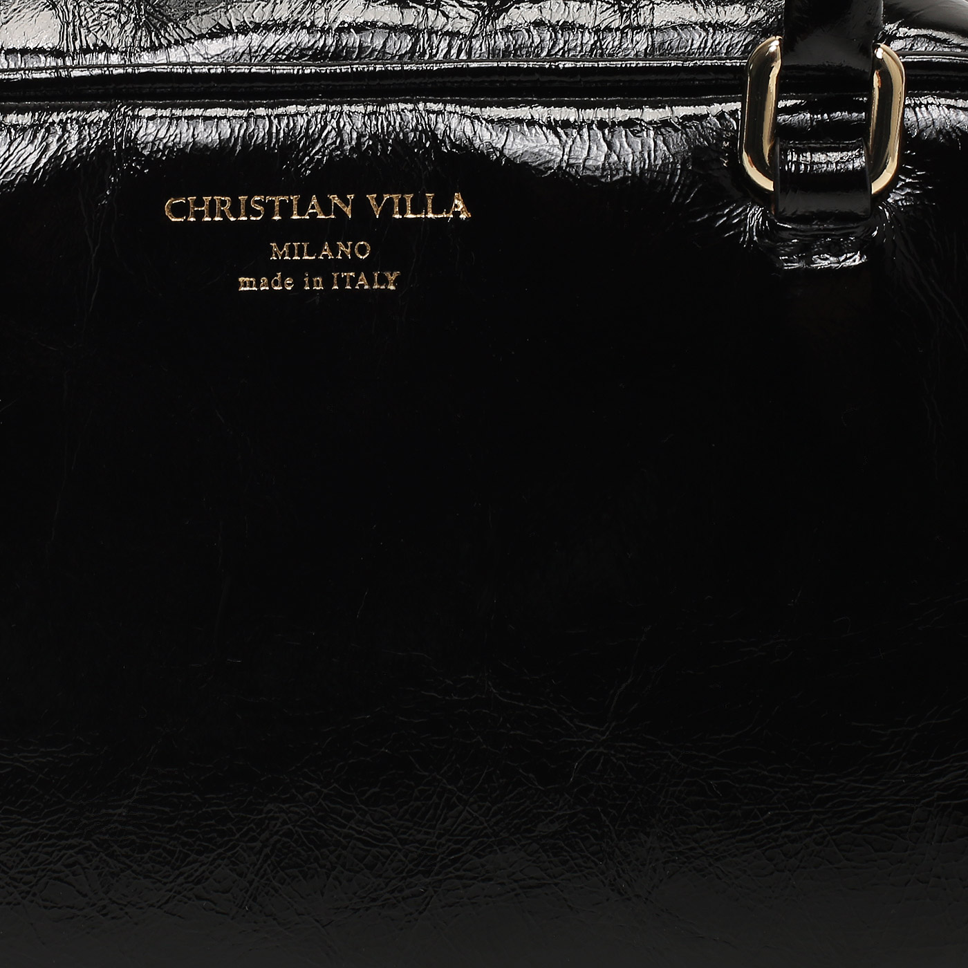 Кожаная сумка Christian Villa Athene Vernice