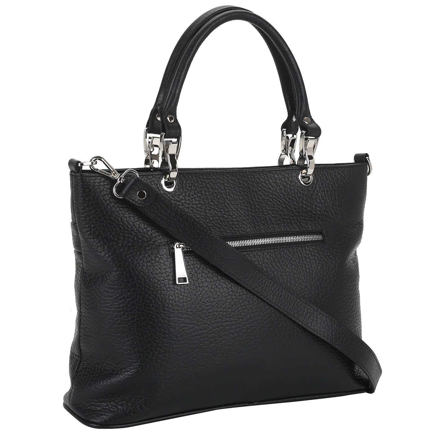 Зернистая мягкая сумка Chatte Marseille