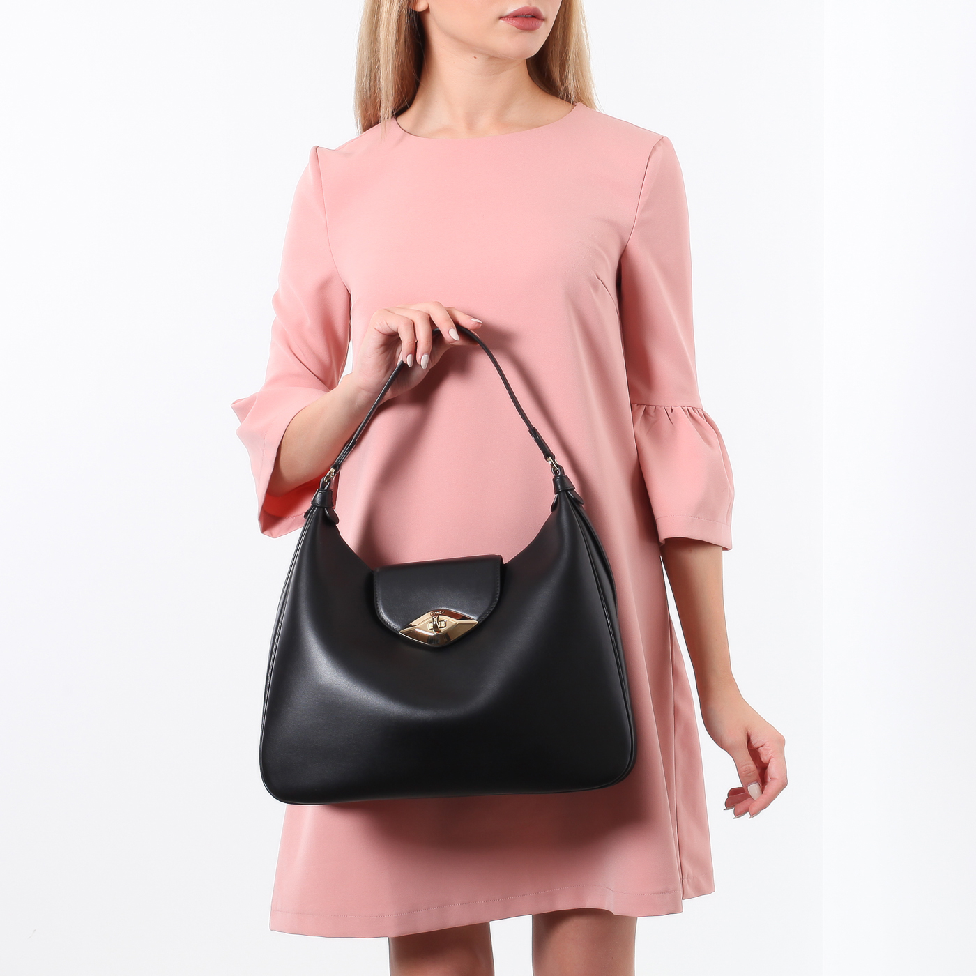 Кожаная сумка Furla Eye