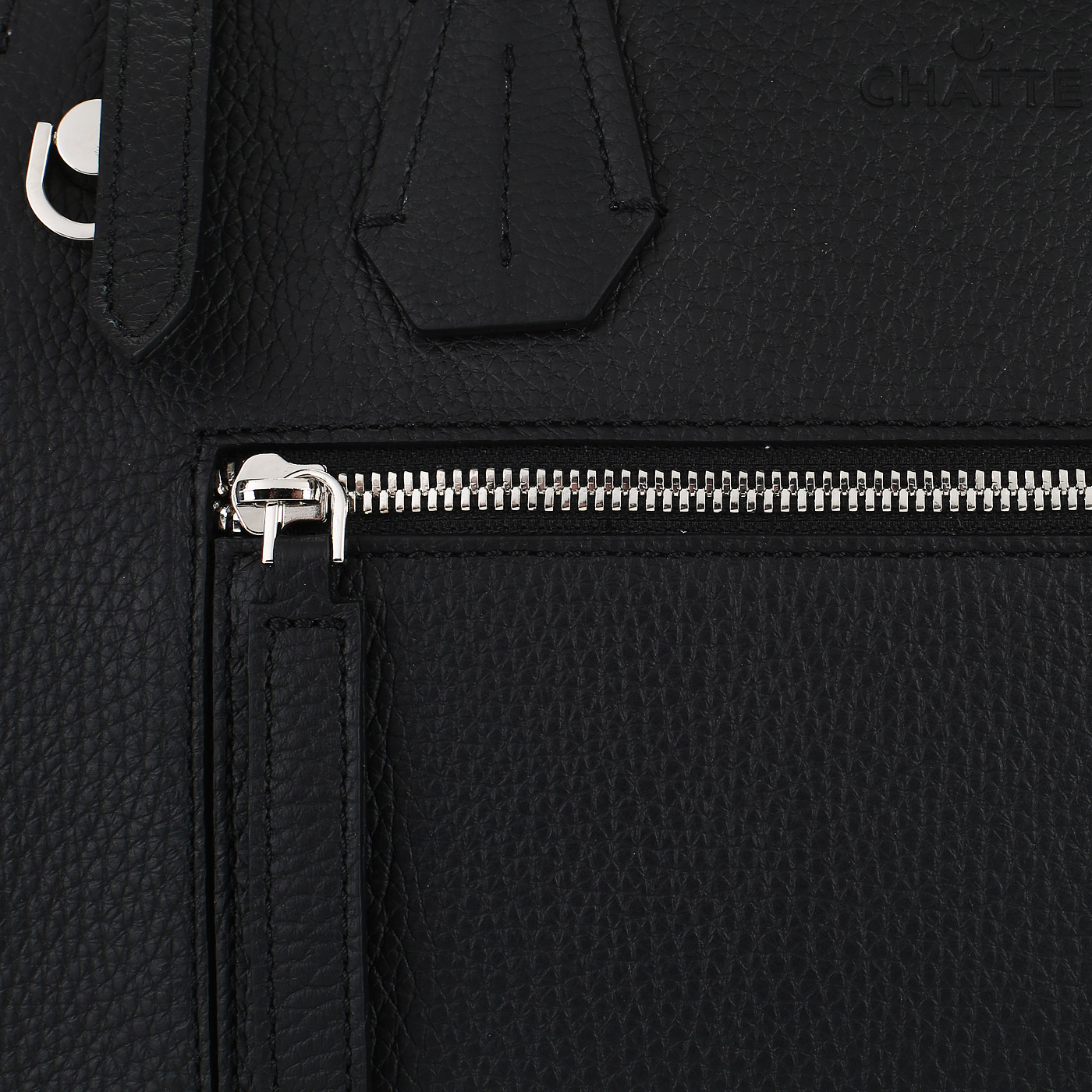 Кожаная сумка на молнии Chatte 