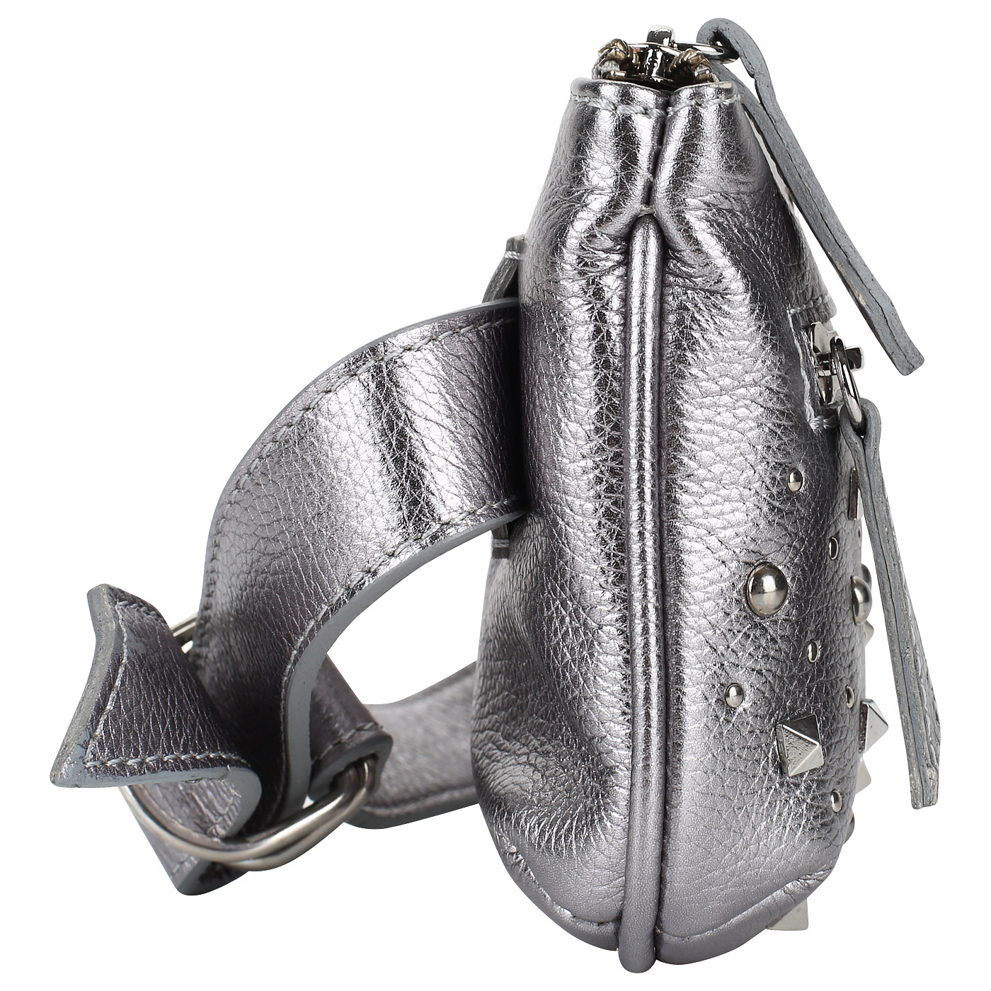 Поясная сумочка с клепками Marina Creazioni 