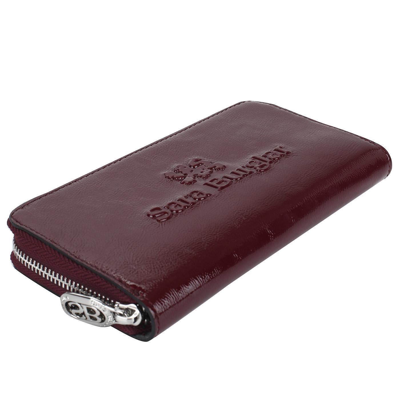 Кожаный кошелек на молнии Sara Burglar 