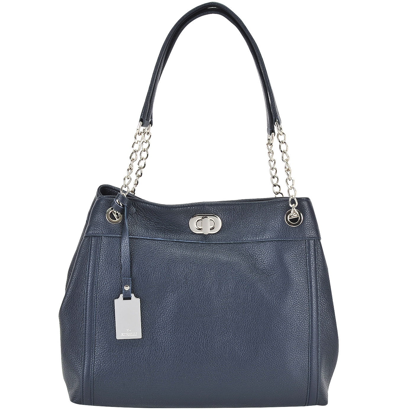 Aurelli Синяя женская сумка из натуральной кожи