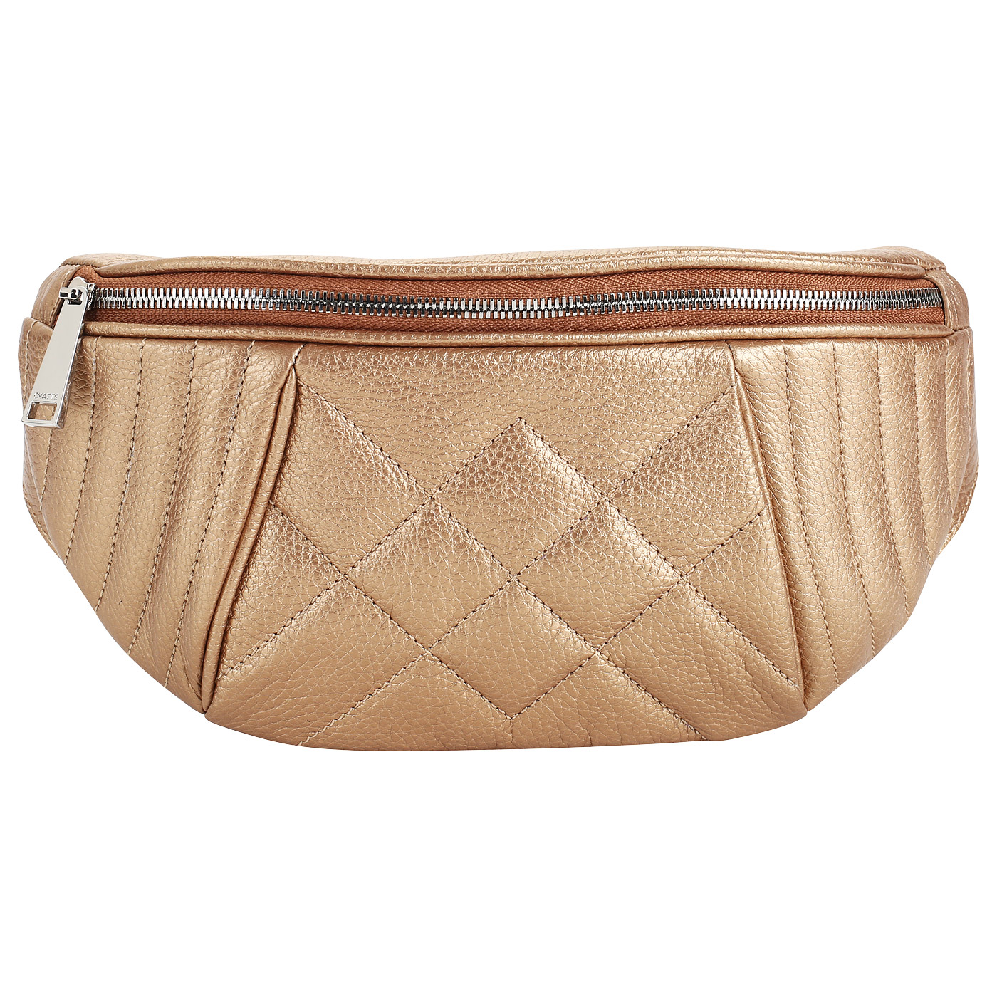 Chatte Стеганая сумочка из металлизированной кожи