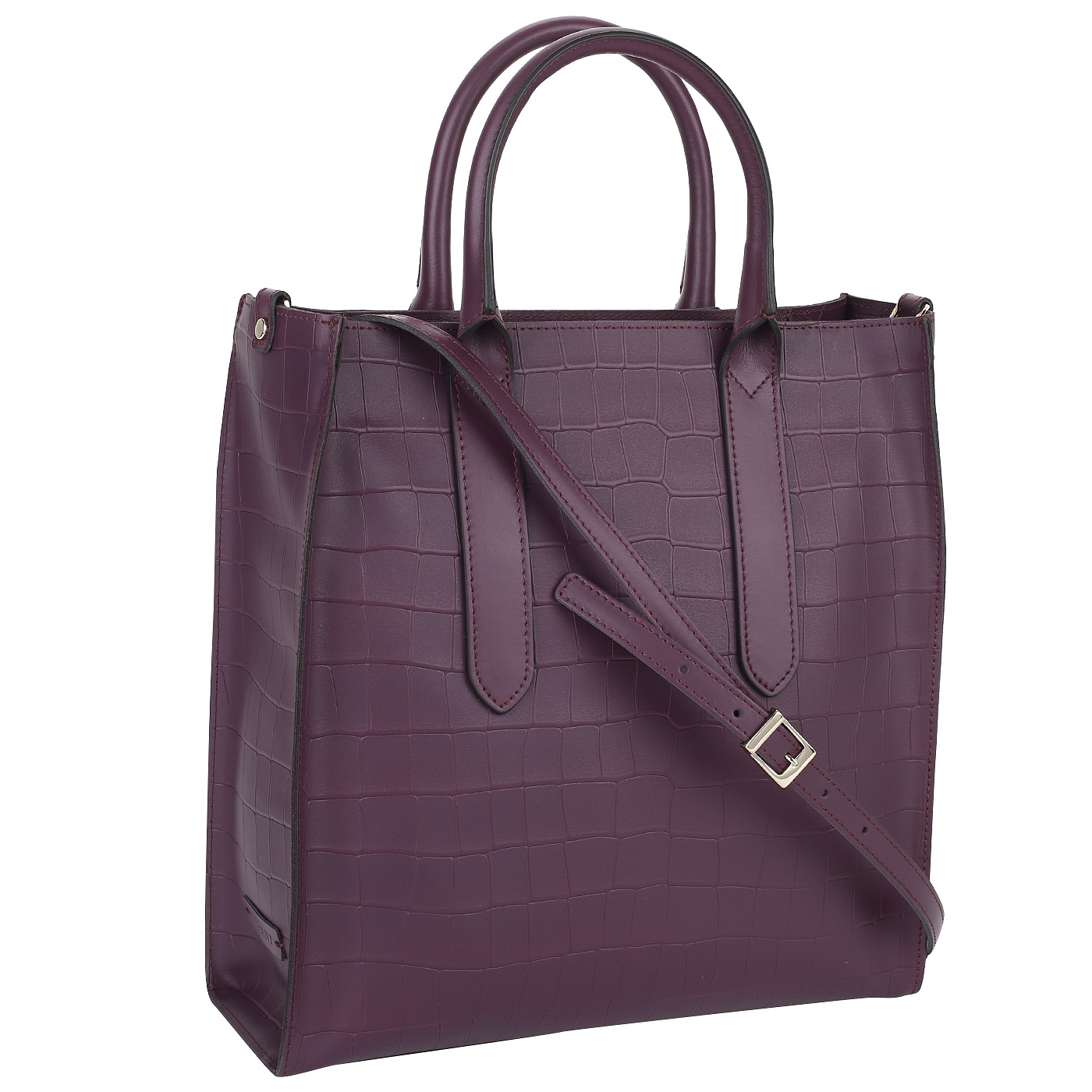 Сумка на молнии из натуральной кожи Ripani Cannella