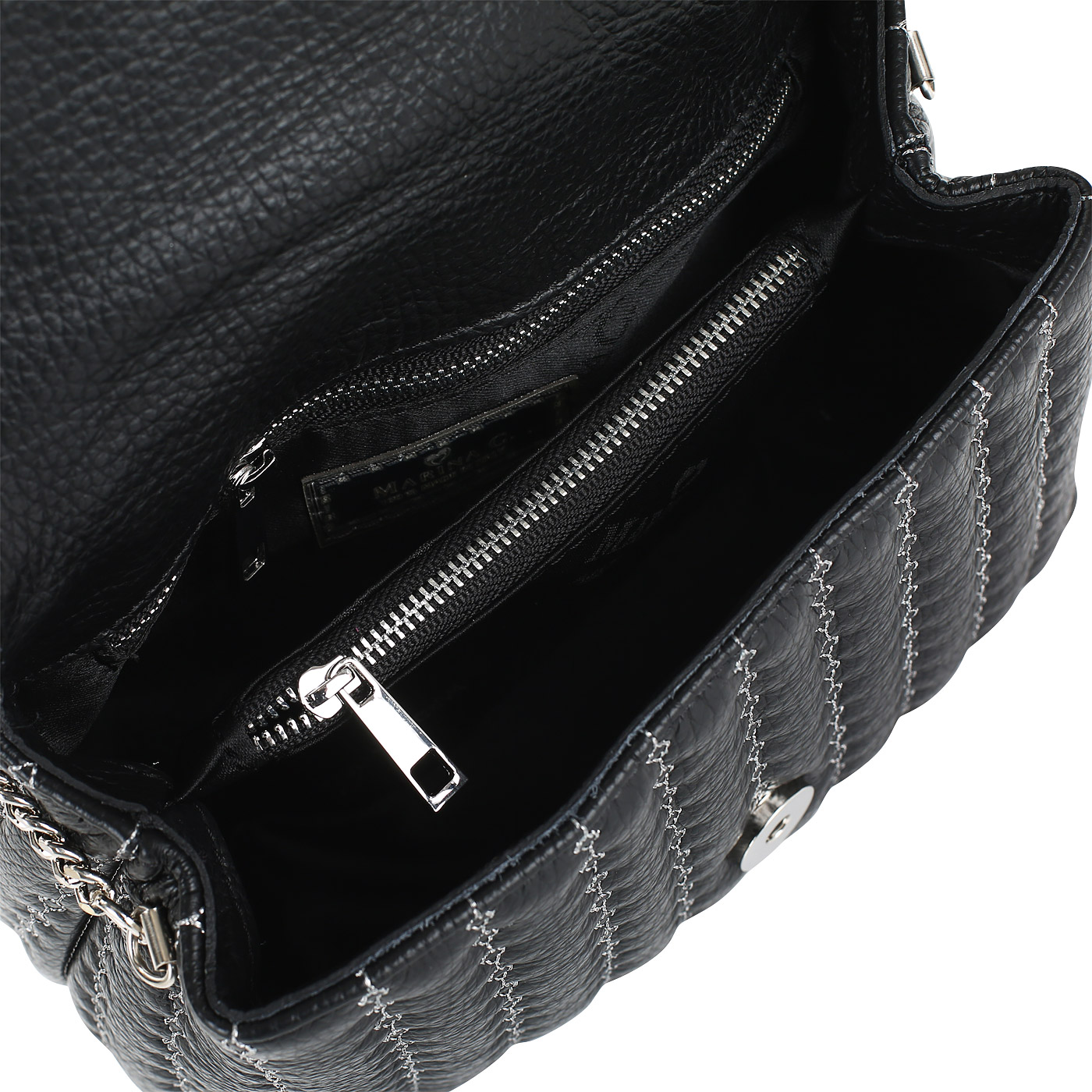 Мягкая кожаная сумочка Marina Creazioni 