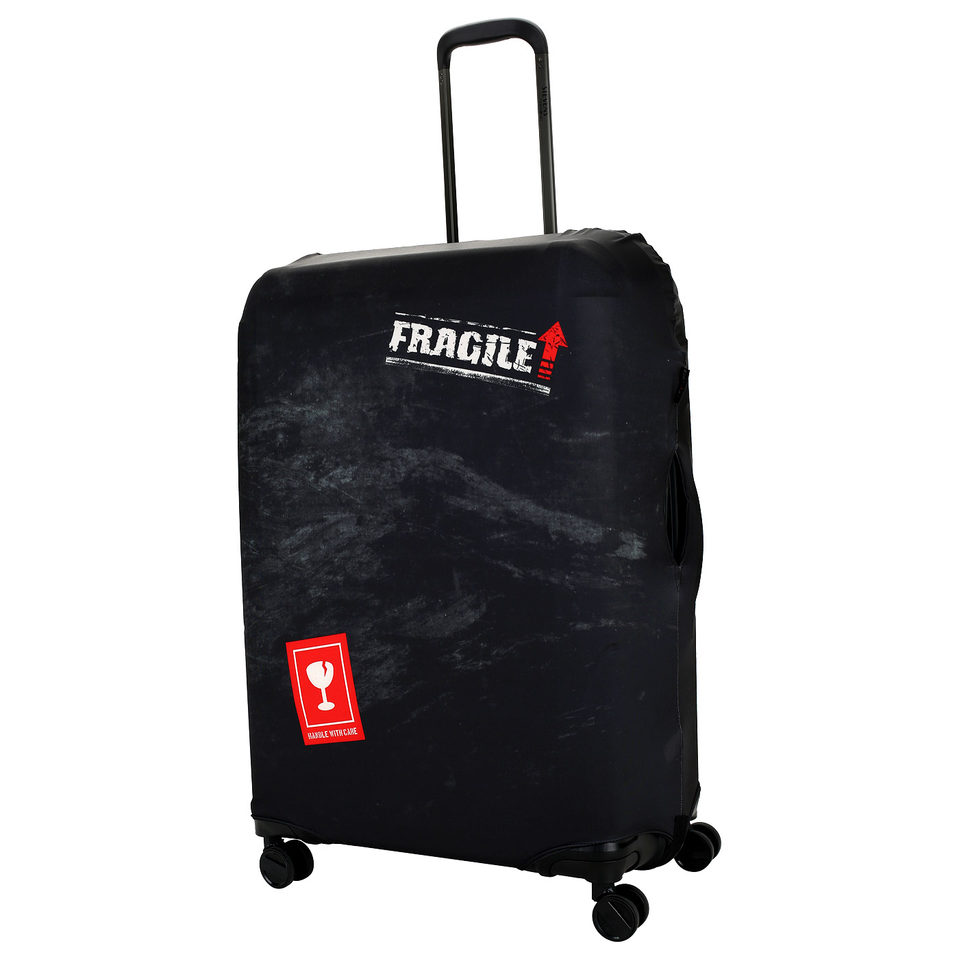 Eberhart Черный чехол для чемодана на кнопках