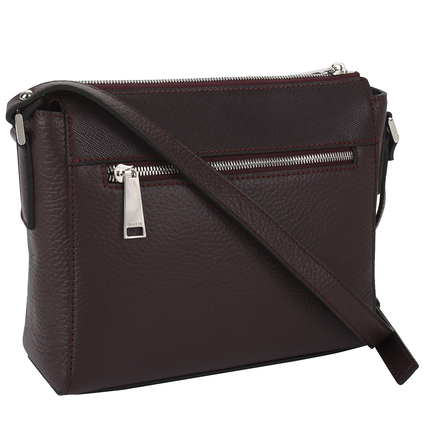 Сумка из комбинированной кожи Chatte 