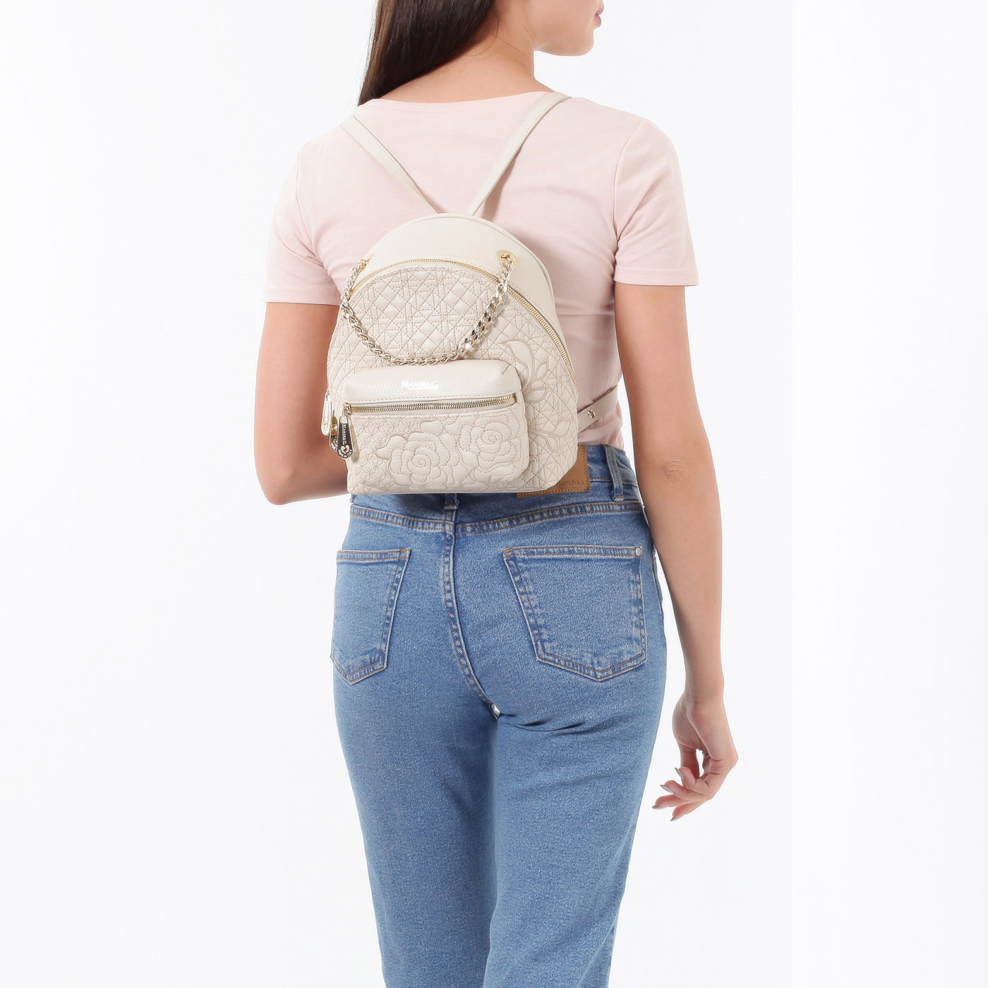 Рюкзак из кожи Marina Creazioni 