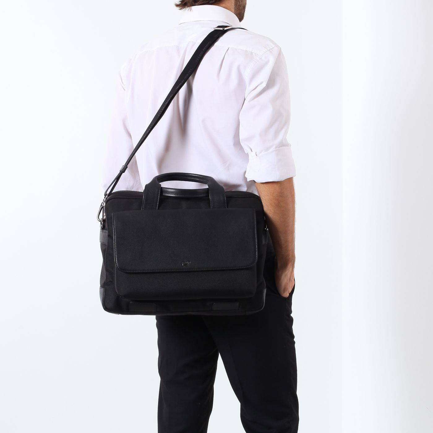 Деловая сумка с креплением на чемодан Braun Buffel Murano