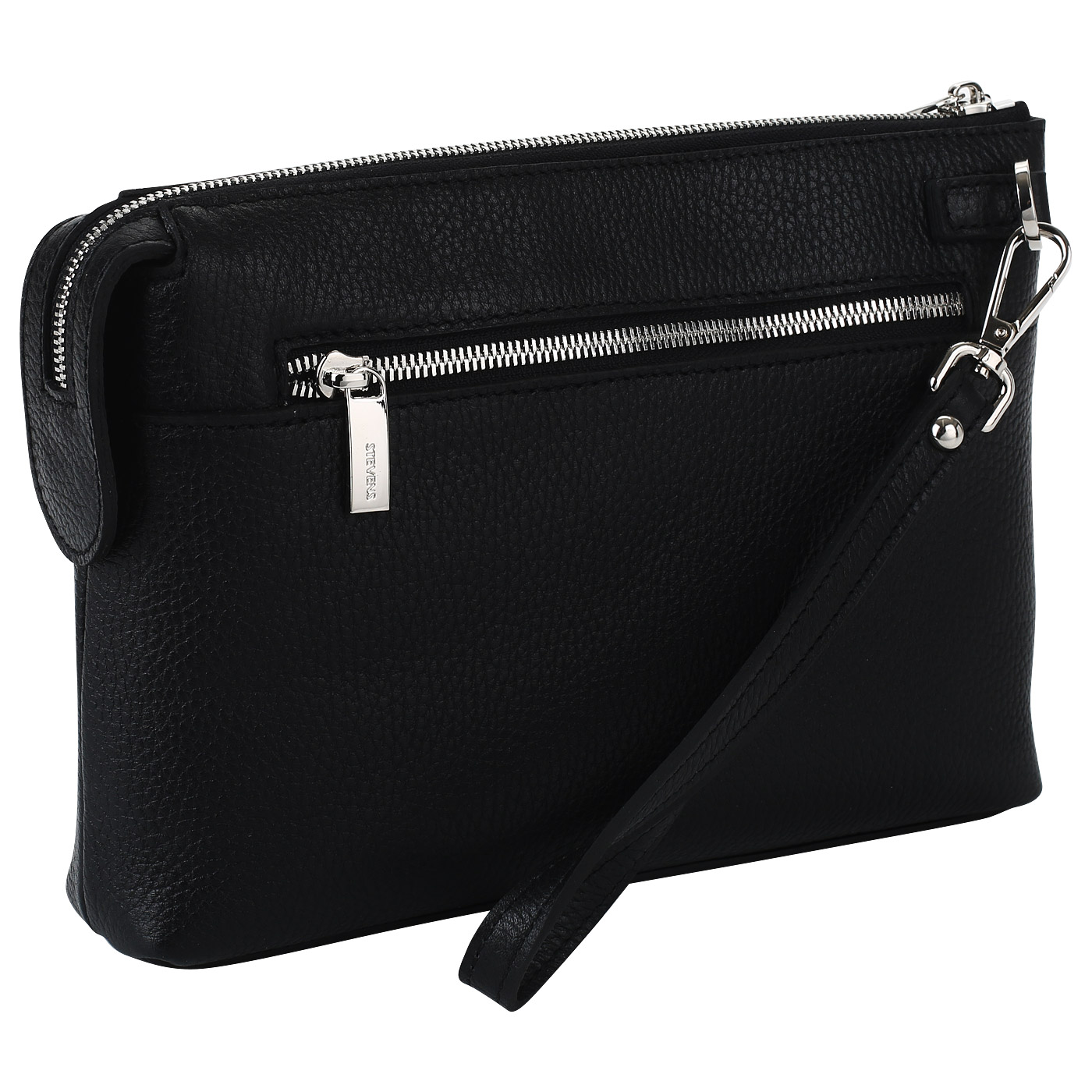 Барсетка из зернистой кожи Stevens 