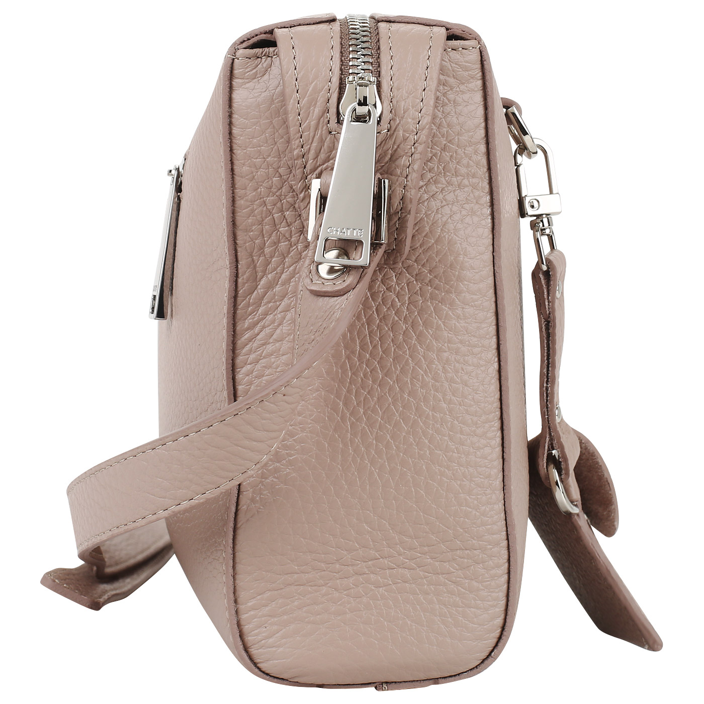 Кожаная сумочка с брелоком Chatte Lion