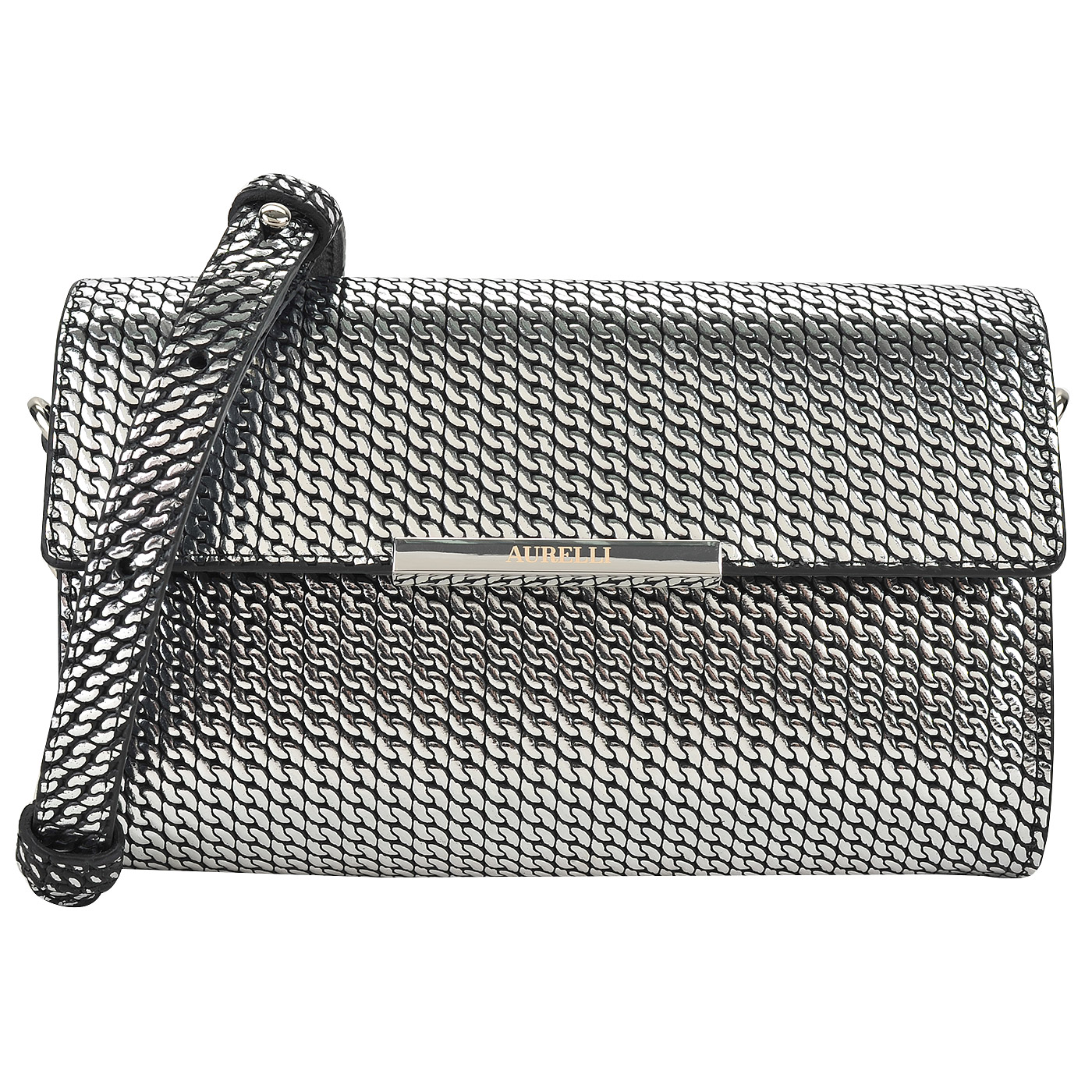 Aurelli Женская кожаная сумка с тиснением