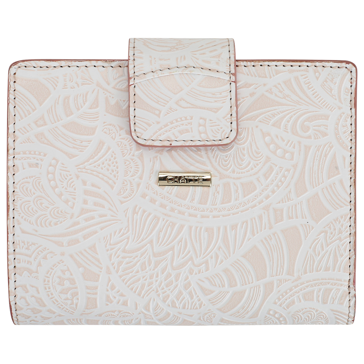 Chatte Кожаный кошелек на кнопке