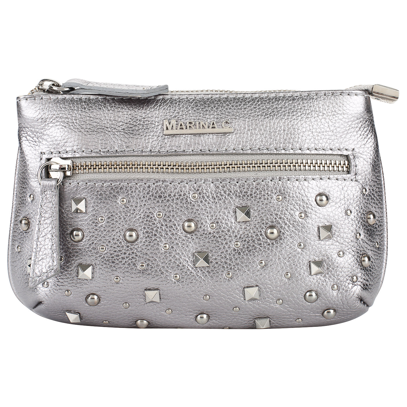 Marina Creazioni Поясная сумочка с клепками