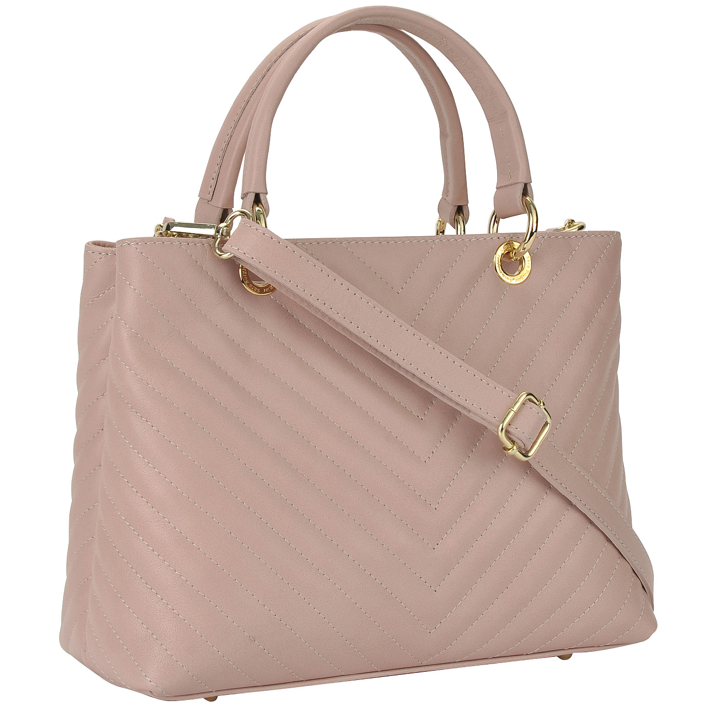 Женская стеганая сумочка из натуральной кожи Sara Burglar Giola