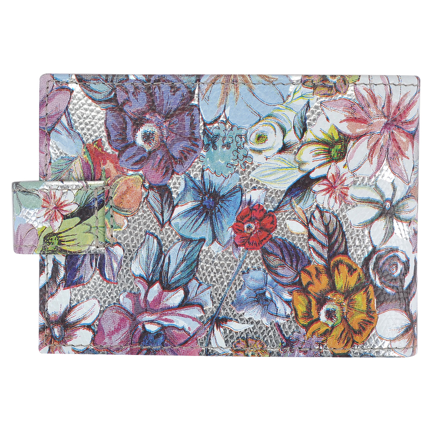 Кожаная визитница Aurelli Luna fiore