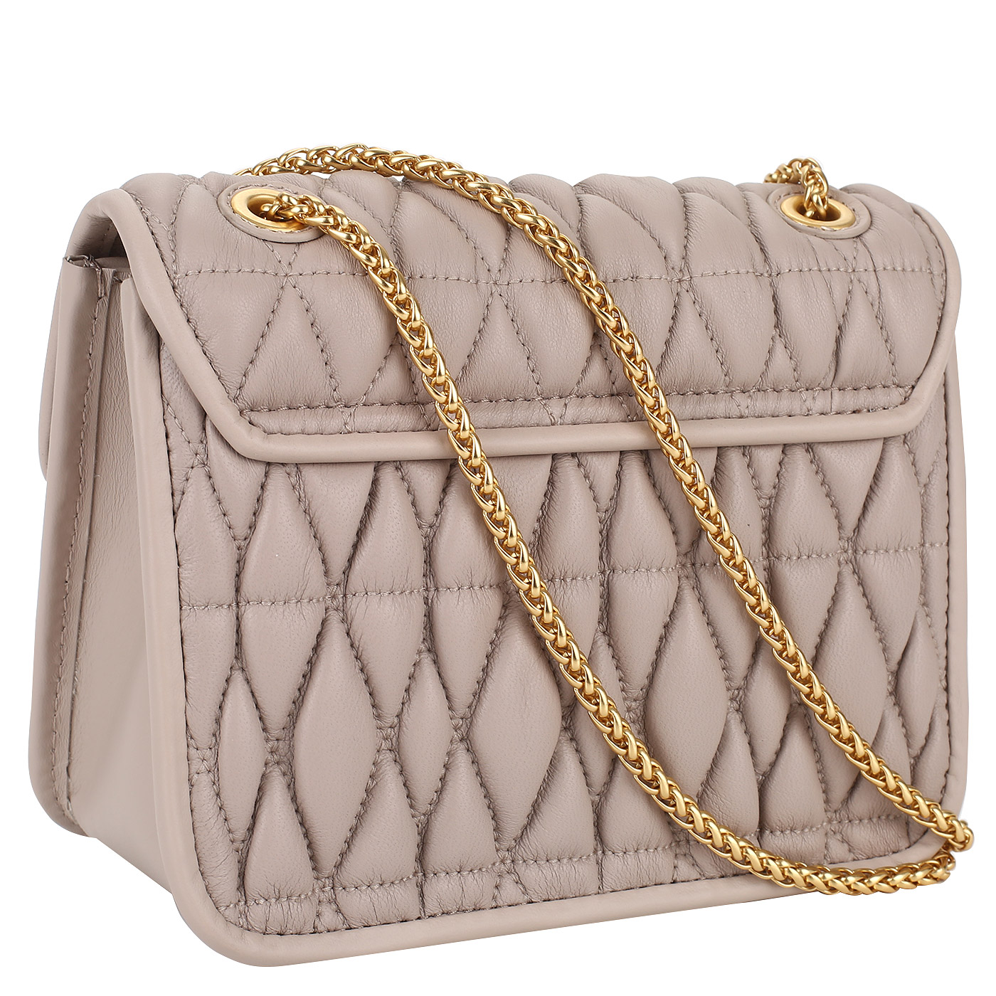 Стеганая сумочка из кожи Furla Metropolis Cometa