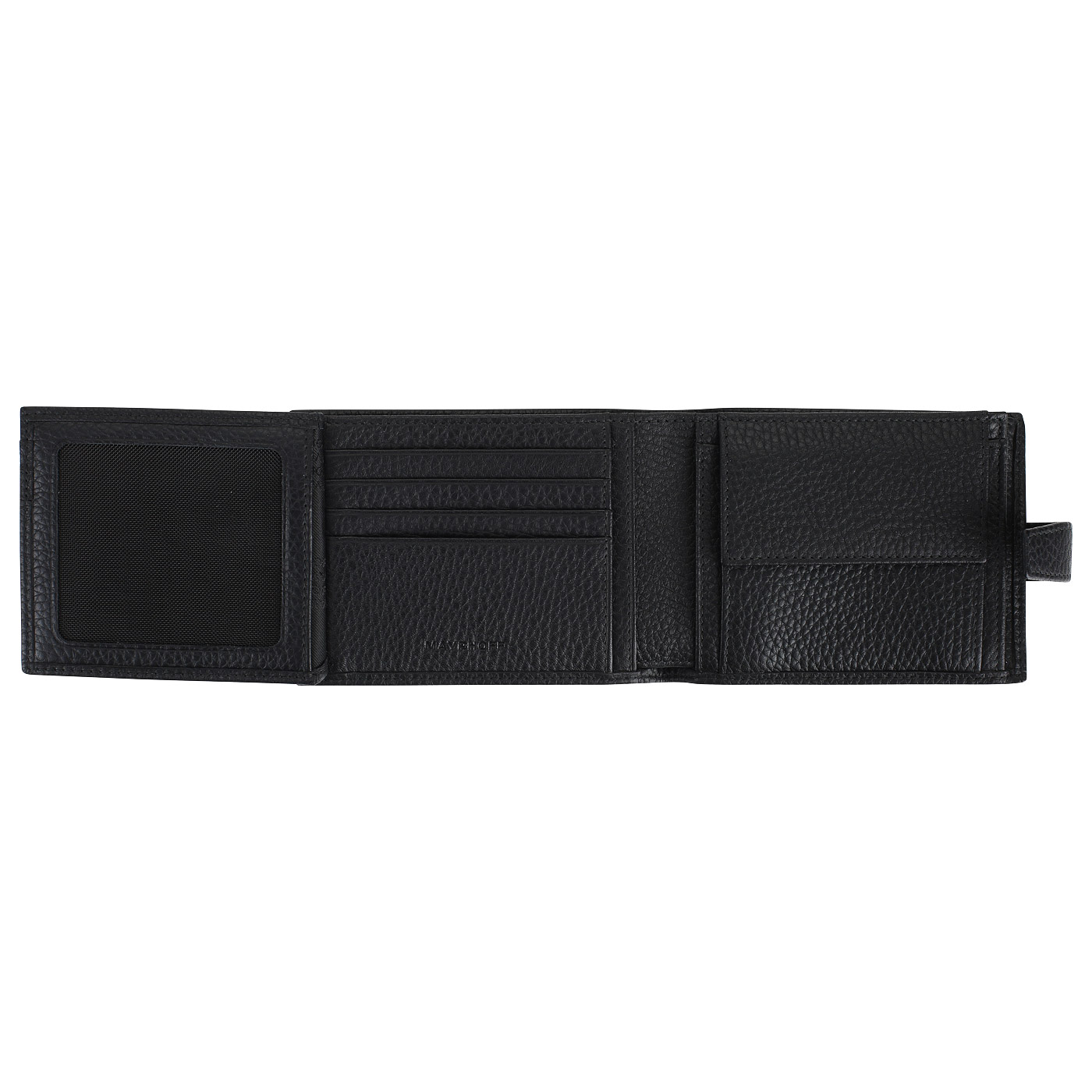 Черное портмоне на кнопке Mayrhoff Witten