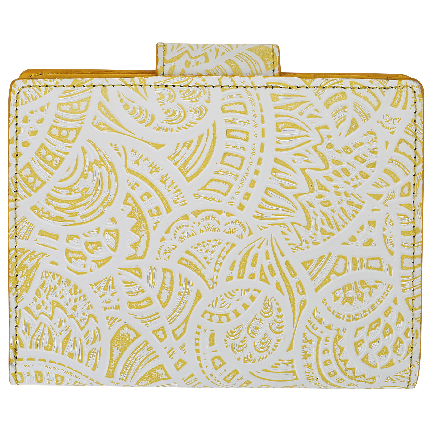 Компактный кожаный кошелек Chatte Bloom