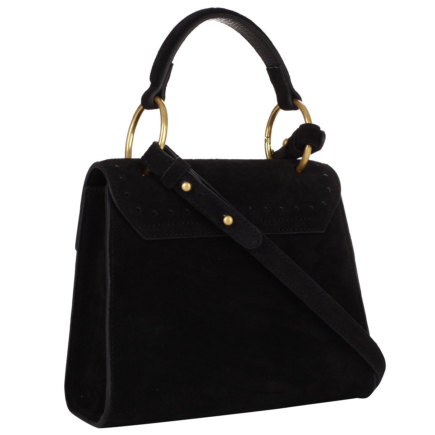 Сумочка с перфорацией Coccinelle B14 Lace suede