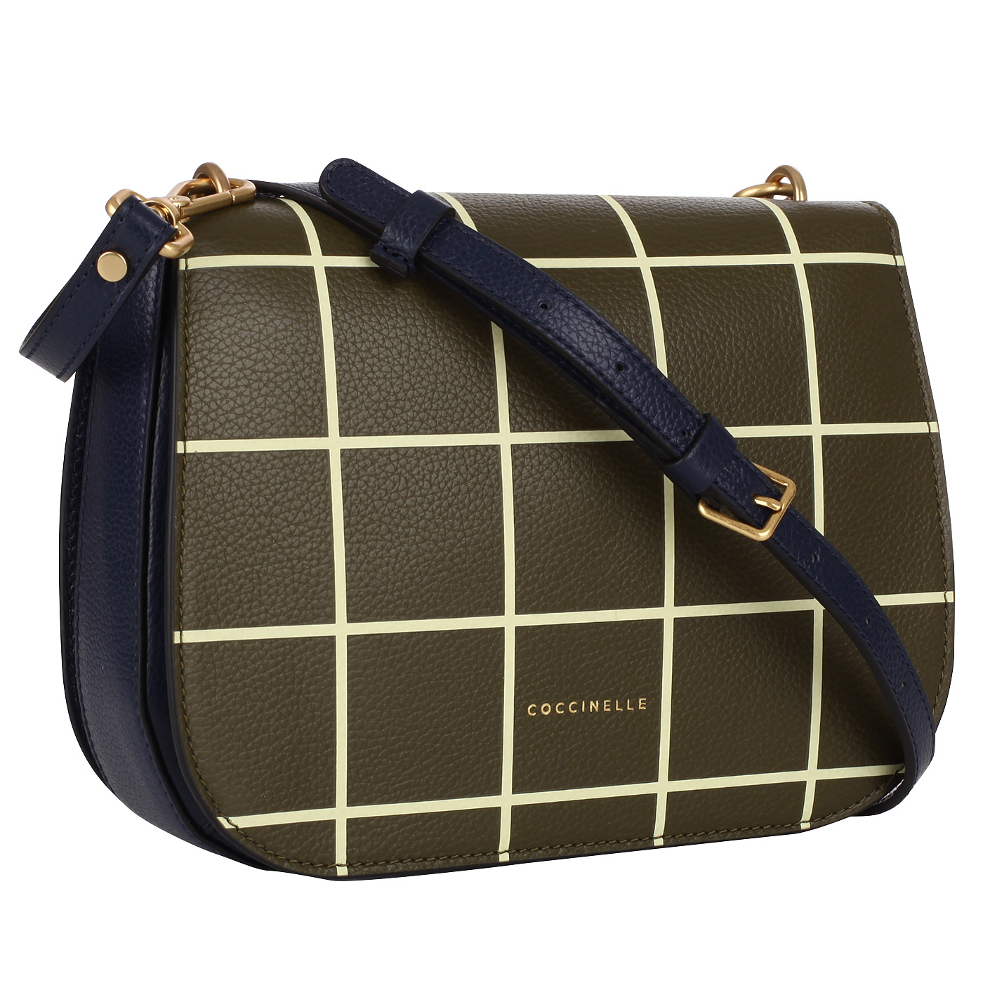 Клетчатая сумочка Coccinelle Craquante Tiles Print