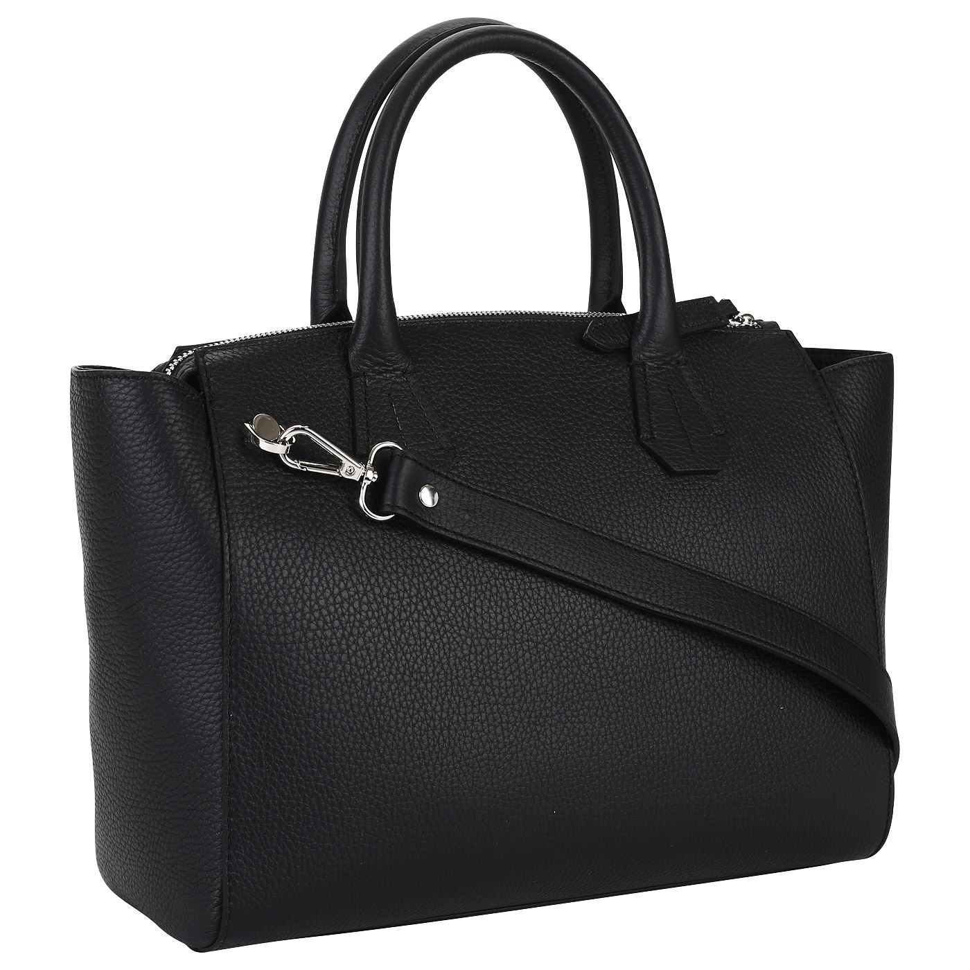 Кожаная сумка на молнии Chatte 