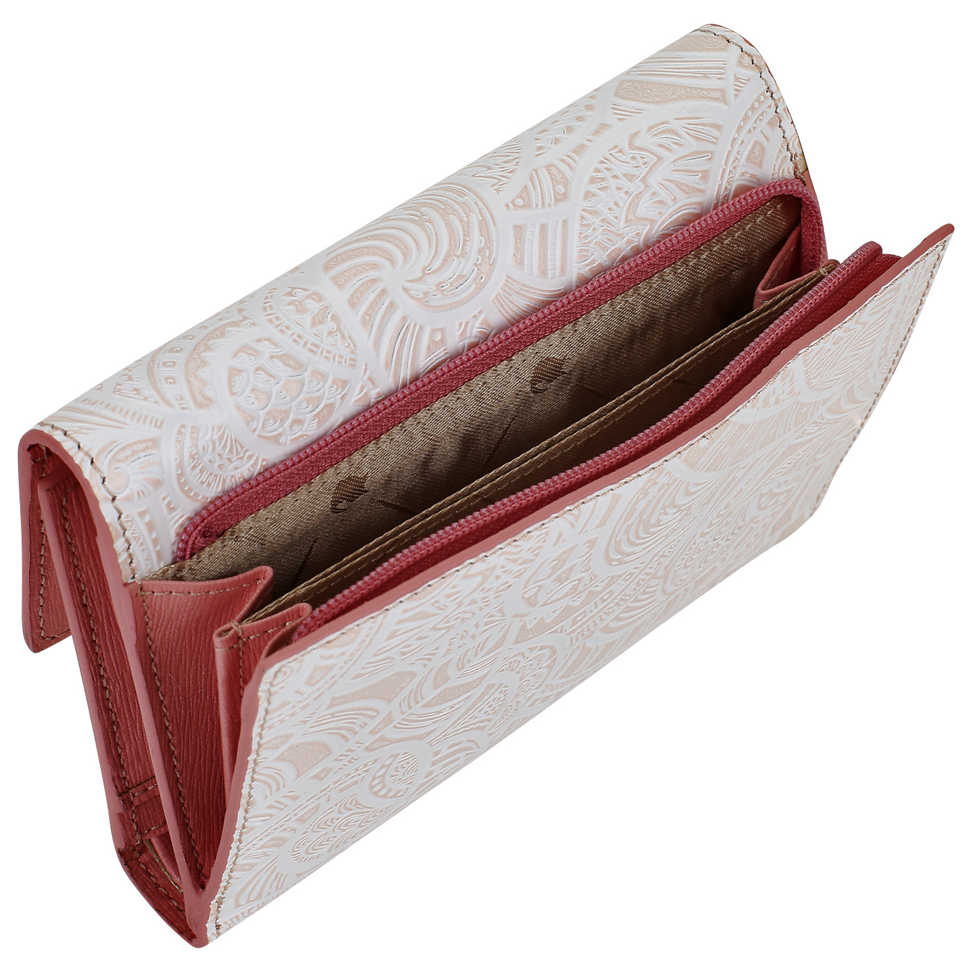 Кошелек с розовым тиснением Chatte Bloom