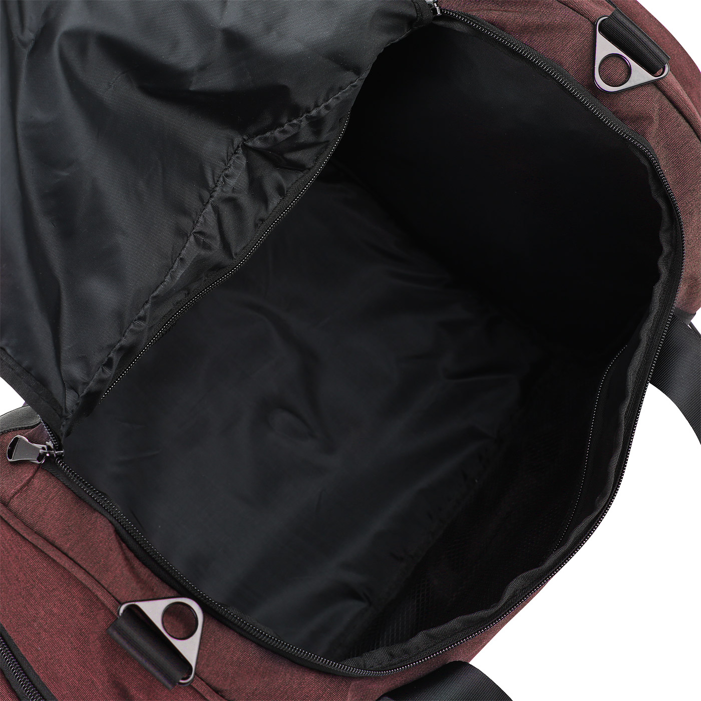 Дорожная сумка на двойной молнии Eberhart Dark Brown