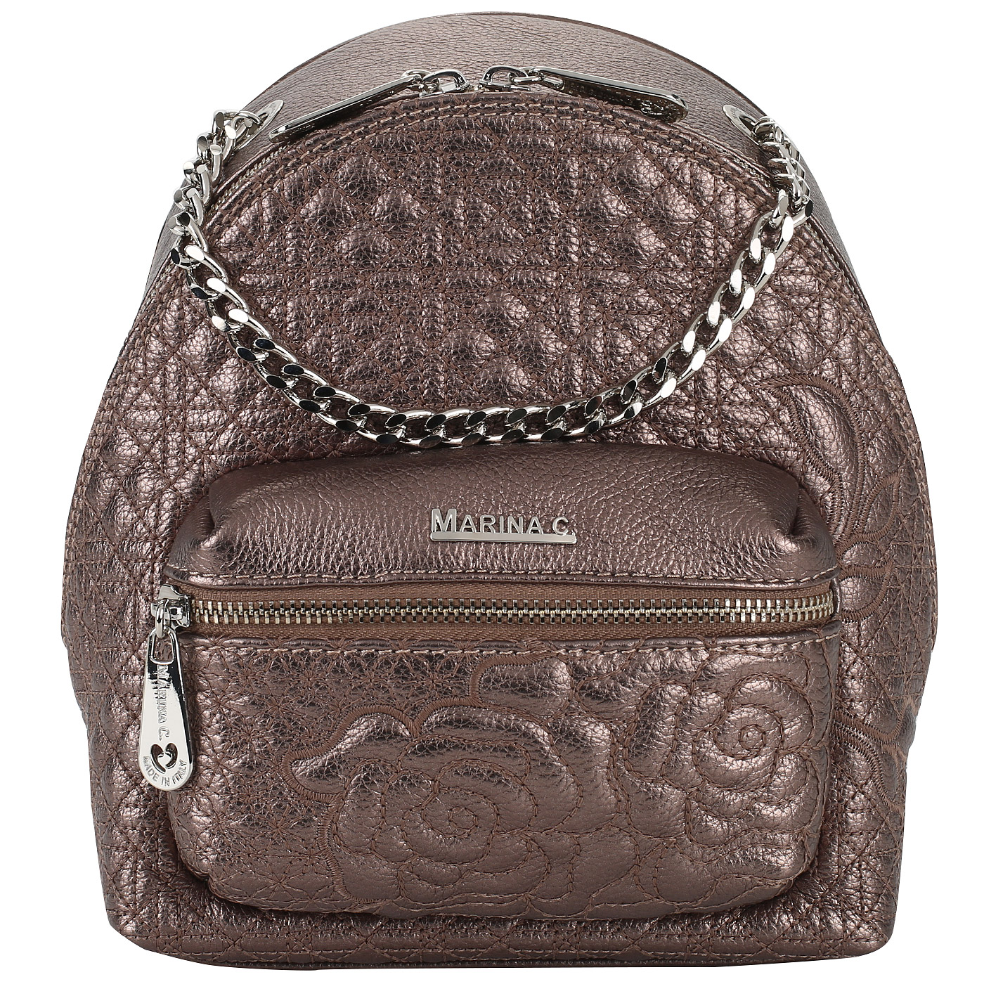 Marina Creazioni Рюкзак из натуральной кожи