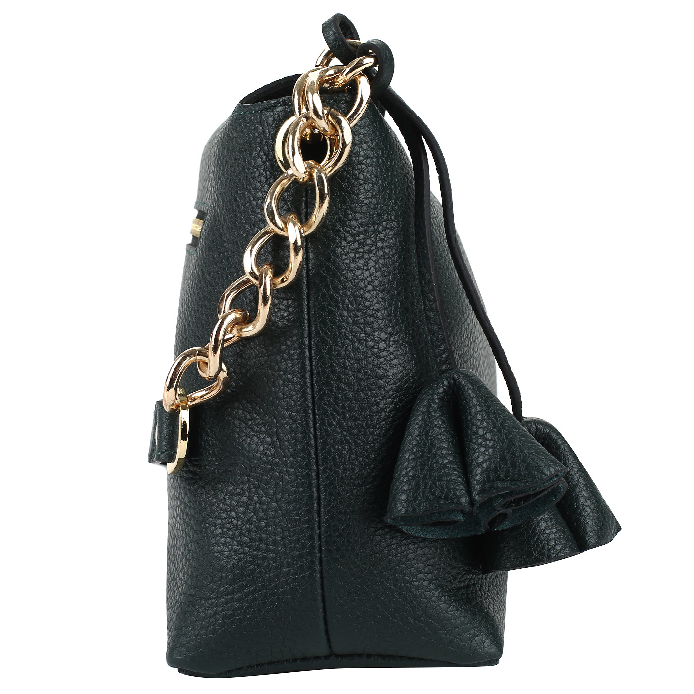 Мягкая кожаная сумочка с ремешком Chatte 