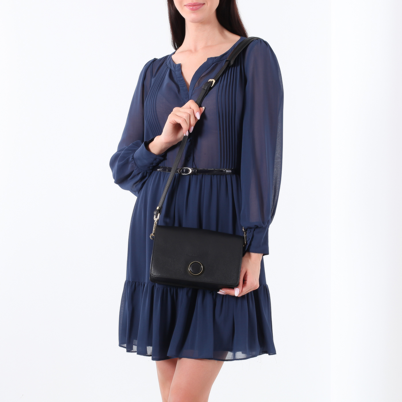 Сумочка из кожи Carlo Salvatelli Gemma