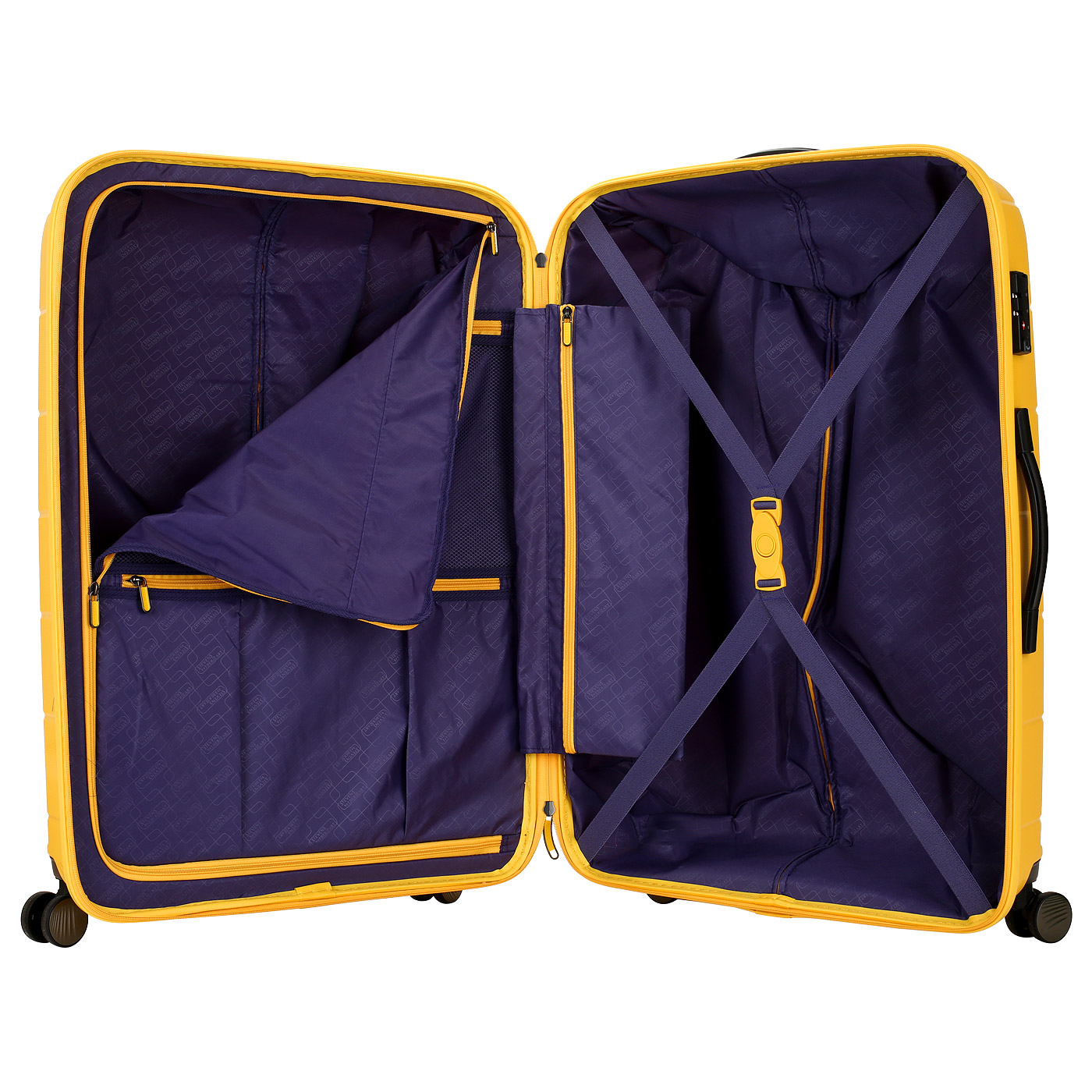 Чемодан большой L из полипропилена с кодовым замком Stevens Oxford