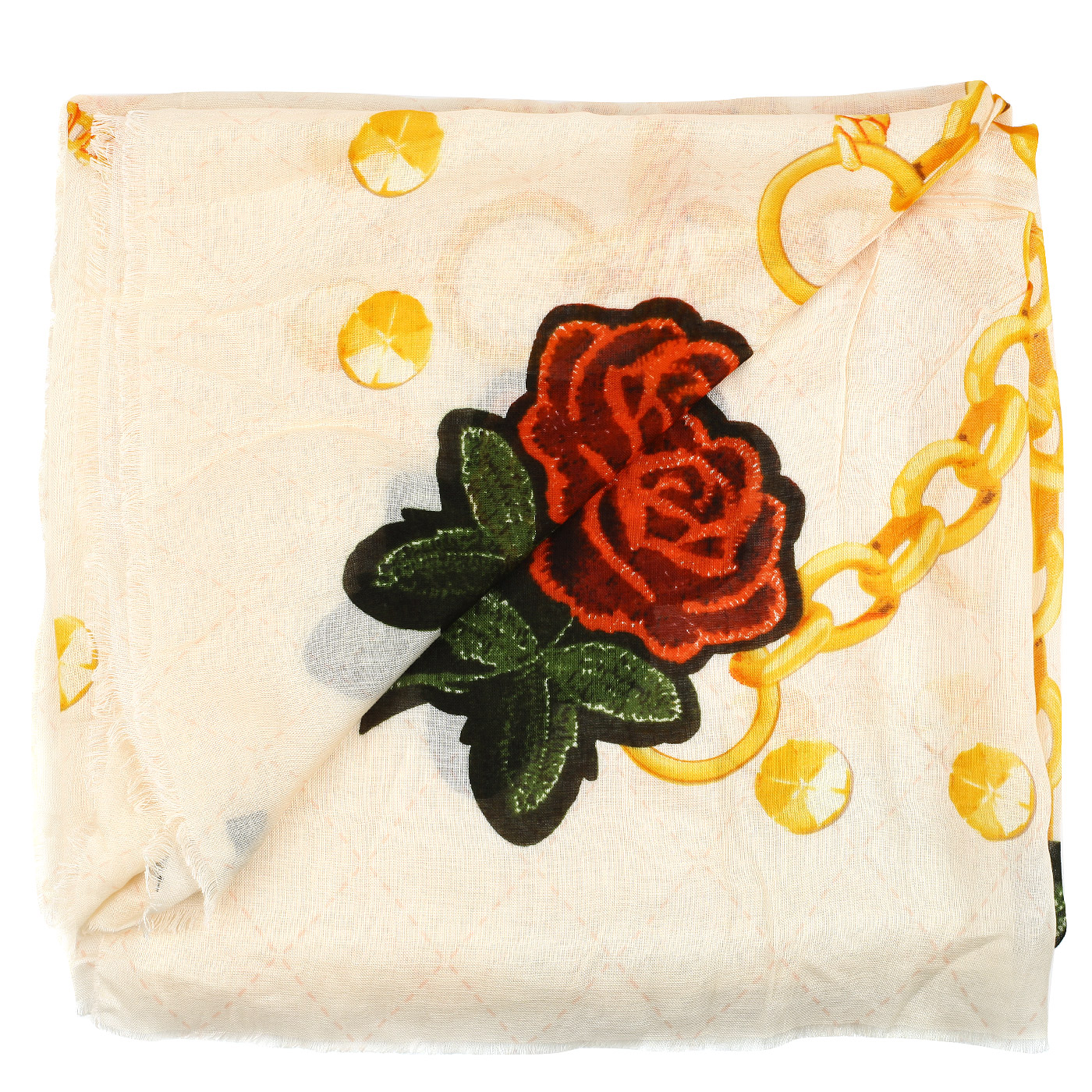 Бежевый платок Guess Ryann Lux