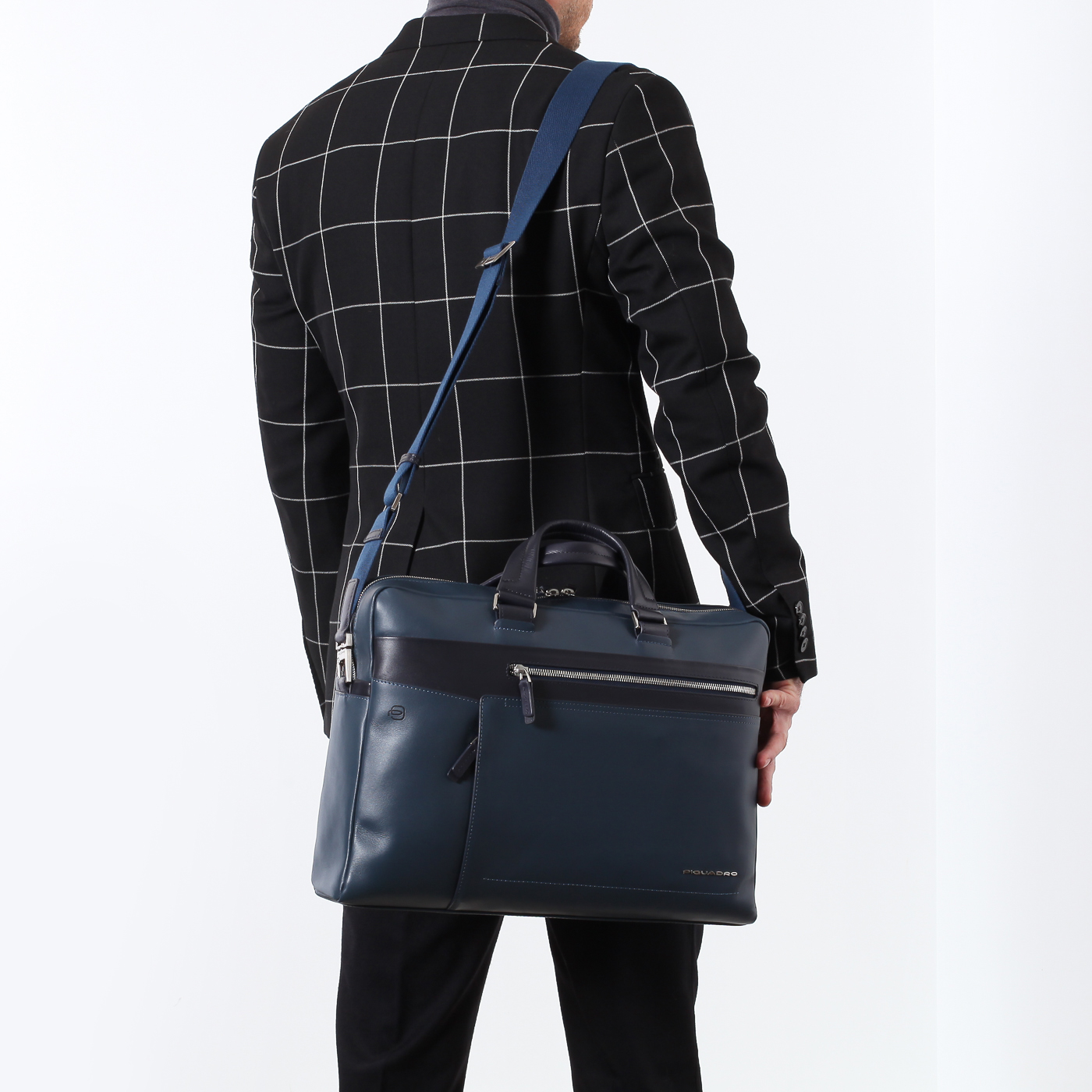Деловая сумка с плечевым ремнем Piquadro Cary
