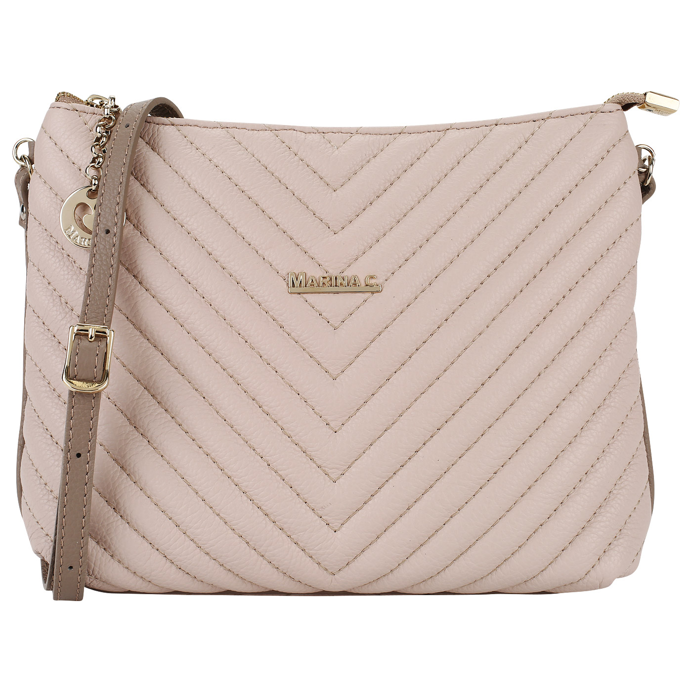 Marina Creazioni Стеганая сумка через плечо