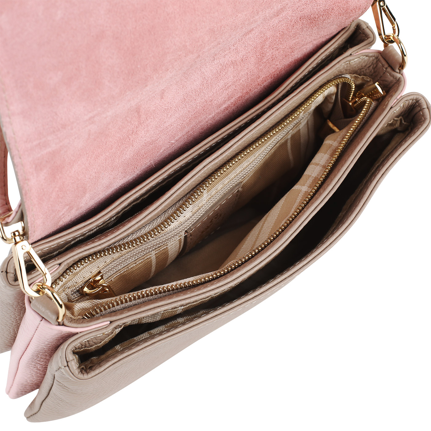 Сумка через плечо с тремя отделениями Bruno Rossi 