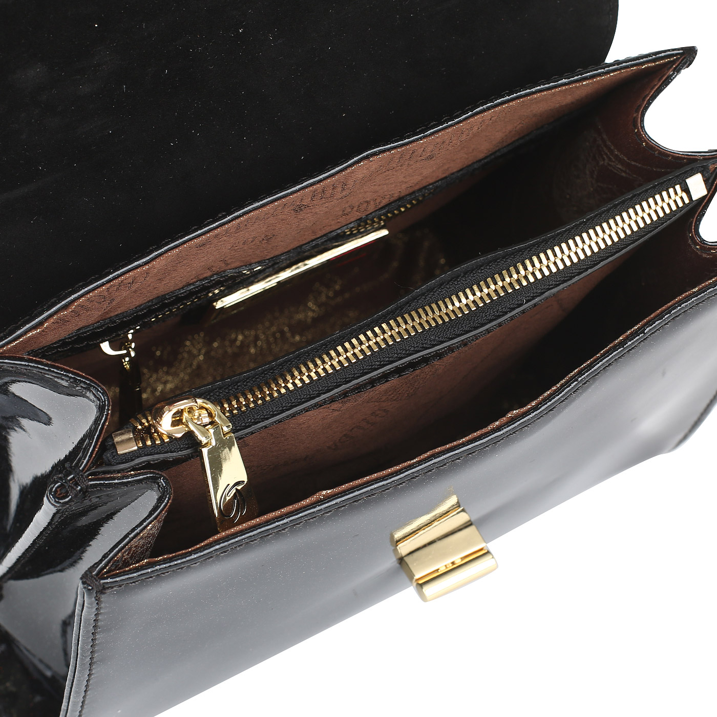 Сумка-сэтчел Gilda Tonelli Vernice Glitter