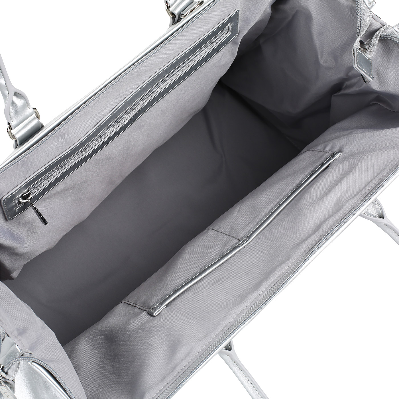 Серебристая дорожная сумка Lipault Miss Plume